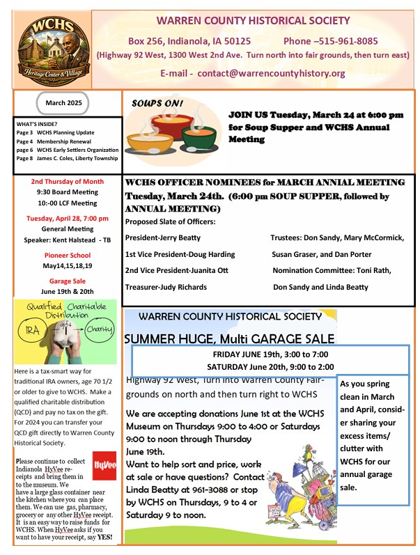 Newsletter Page 1 Thumbnail