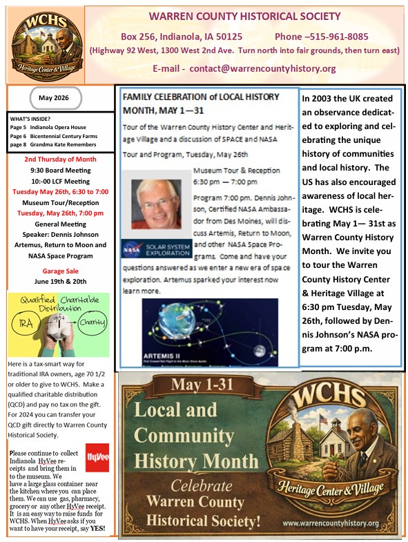 Newsletter Page 1 Thumbnail